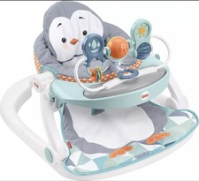 Fisher-Price Sit-Me-Up Floor Seat Portable Baby Chair With Snack Tray & Toys