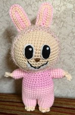 TRENDY TEETH MONSTER Crochet Doll PLUSH figure toy Amigurumi handmade NEW-USA