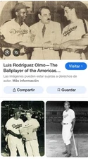 L@@K PUERTO RICO CONTRACT  1958-59 BASEBALL  LUIS RODRIGUEZ OLMO SIGNED