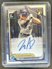 2024 Bowman Chrome Josh Adamczewski Auto 1st Prospect #CPA-JAI Brewers