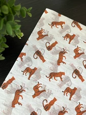 CHEETAH Design Tissue Paper Sheet Choose Size & Package Amount