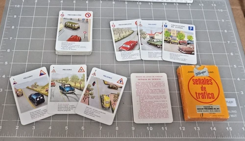 Vintage Fournier -Traffic Sign Playing Cards - 1972