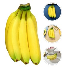 Realistic Lifelike Artificial Banana Fruit Decorative Fake Food Model Bananas