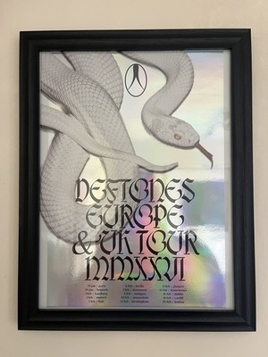 Official Deftones 2026 Europe & UK Ltd Ed Poster Print Private Music. Framed.