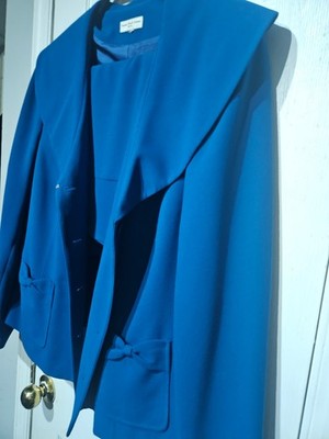 Blue Skirt Suit Size 22