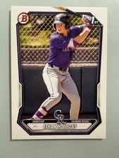Ethan Holiday 2026 Bowman Baseball 1st Bowman #BP-1 Base Paper Colorado Rockies