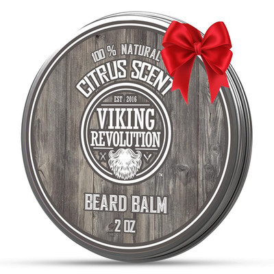 Viking Revolution BEST DEAL Beard Balm with Argan Oil & Mango Butter - Styles, S