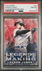 2018 Topps AARON JUDGE Legends in The Making (RED) #AJ PSA 8 NM-MT