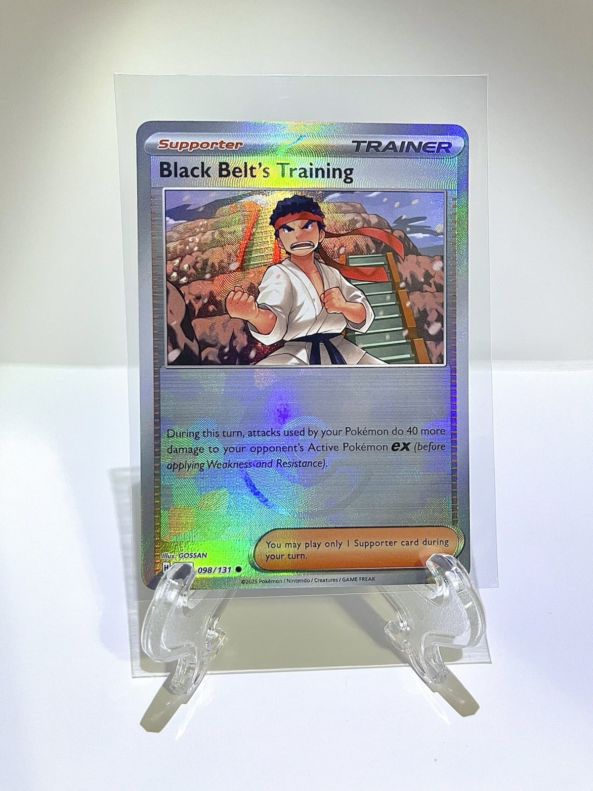 Black Belt’s Training #098/131 Poke Ball Pattern - Prismatic Evolutions - NM