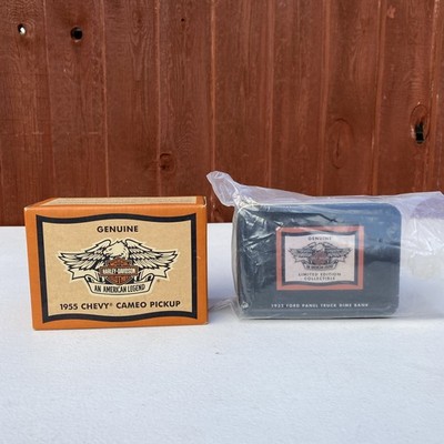 Ertl Harley-Davidson Maßstab 1:43 Limited Edition 1932 Ford Panel Truck & Chevy