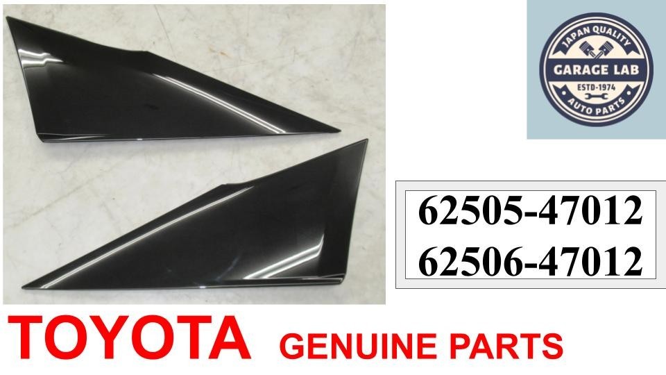 Genuine TOYOTA Rear Quarter Molding Set 62505-47012 62506-47012
