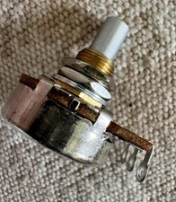 Bourns 250k Low-Friction Potentiometer, Audio Taper, Solid Shaft