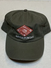 Austin Powder Cleveland Ohio Explosives Blasting Olive Drab Cloth Dad Slouch Hat