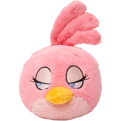 Angry Birds - Pink Bird Stella Plush (8'') - Mighty Mojo Toys