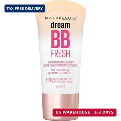 Maybelline Dream Fresh Skin Hydrating BB cream, 8-in-1 Skin Perfecting Beauty Ba