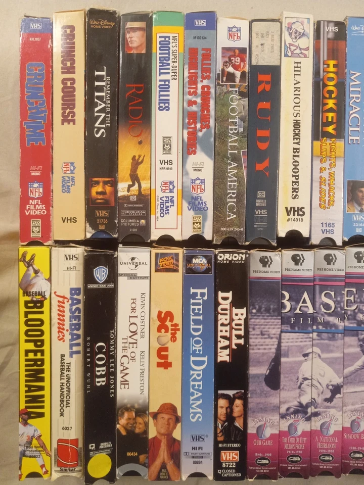 44 Sports - VHS Lot - Hockey, Golf, Baseball, Basketball, Football, Sports Hits - Image 2 of 4