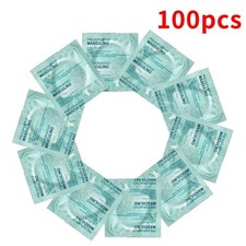 100pcs Latex Condoms Bulk Pack Ultra Thin Extended Pleasure Extra Sex Delay Time