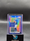 2025 Panini Optic Jaxson Dart Blue Hyper Phenom Patch Rookie