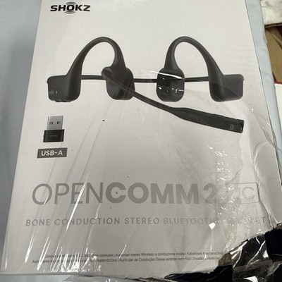 Shokz OpenComm2 UC 2025 Upgrade - Open-Ear Wireless Computer Headset with Boom M