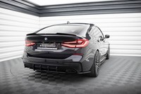 Heckansatz Diffusor Passend FüR BMW 6Er GT M-Paket G32 Schwarz Matt