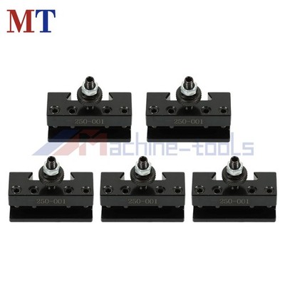 5 Pack OXA 1 250-001 Quick Change Turning Facing Lathe Tool Post Holder CNC