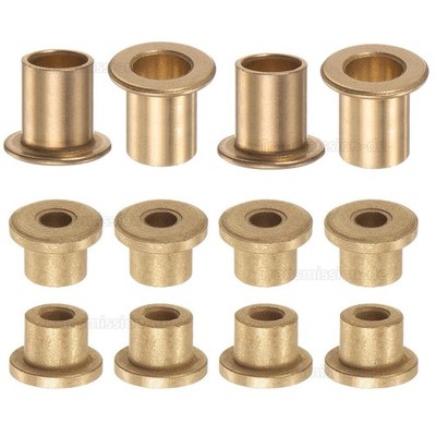 Selbstschmier Gleitlager Sinterbronze Flansch Lager Buchse Lagerbuchse ID 3-30mm
