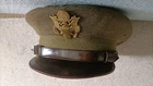 Ww2 Us Army Officers Cap , Ww2 Us Military Cap And Badge