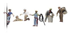 New Woodland 8 pieces HO Scale City Workers A1826