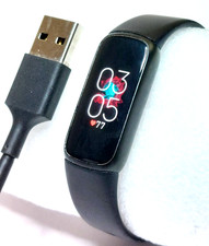 Fitbit Luxe FB422 Fitness Tracker Heart Rate Sleep Health Black Band - Tested