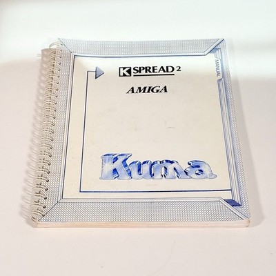 K SPREAD 2 Spreadsheet Commodore AMIGA Kuma - Manual Only