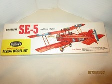 Guillows British SE-5 Model Airplane Kit 1:39 Complete Unbuilt in nice MINT