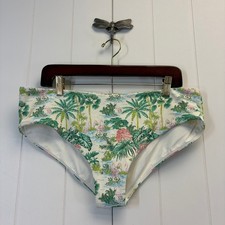Vineyard Vines Performance Tropical Flamingo Swimsuit Bottom Women Size XL Beach