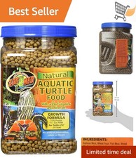Aquatic Turtle Food Growth Formula 30 oz. Floating Pellets for All Life Stages