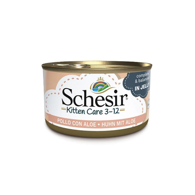 Whitebridge Pet Brands Srl Schesir Gatto Lattina In Jelly Kitten Pollo & Aloe 85 Gr - Immagine 3