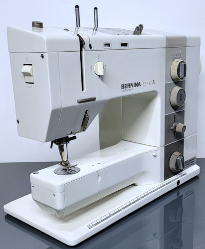 Bernina 930 Record Sewing Machine Pro-Svcd, Rebuilt Board, Warranty, Case + More