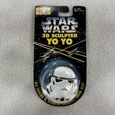 Vintage 1994 Star Wars Stormtrooper 3D Sculpted Yo Yo Spectra Star NOC