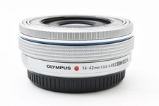 Olympus M.ZUIKO 14-42mm f/3.5-5.6 EZ Silver Lens for M4/3 series Cameras