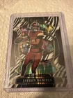 2025 Panini Select Concourse Jayden Daniels #88 Zebra Prizm Commanders
