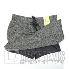 New Women's Tangerine Soft Active Skort zip pockets Gray Heather L XXL