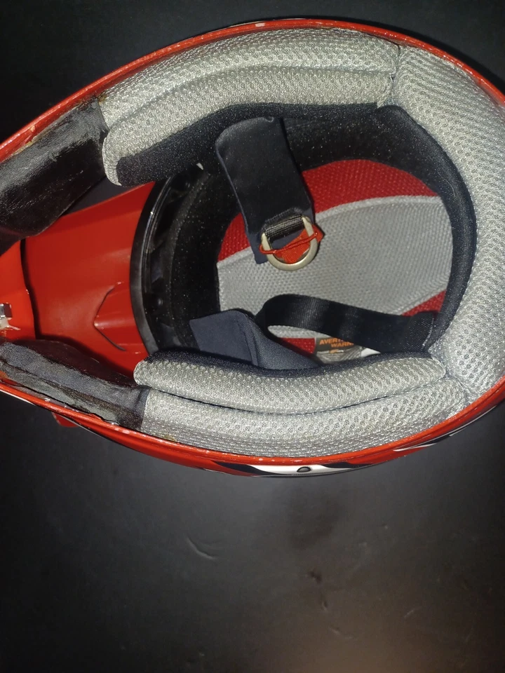 Zox Roost Jr Large Full Face Motocross Racing Helmet Tribe II Flat Red - Image 4 of 4