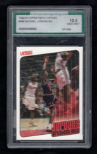 1999-00 Upper Deck Victory Michael Jordan #385 Chicago Bulls Graded 10 Gem Mint
