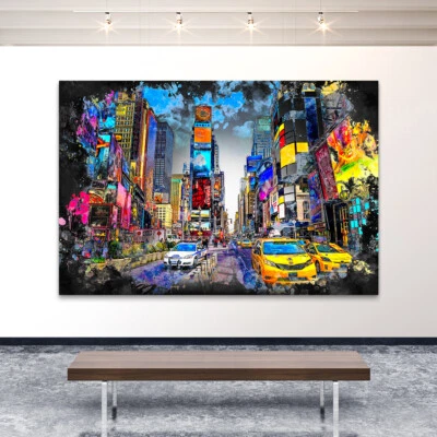 ACRYLGLAS BILD ABSTRAKT NEW YORK CITY WANDBILDER KUNSTDRUCK POSTER BILDER STADT - Bild 1 von 4