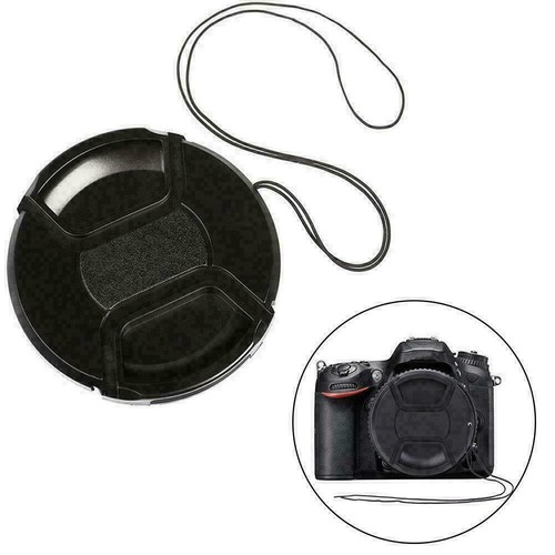 52mm Center Pinch Snap Front Lens Cap Cover M8D0 - Picture 5 of 9