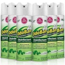 OdoBan Disinfectant Spray Lavender Eucalyptus Scent Kills 99.99 Germs 14.6 oz