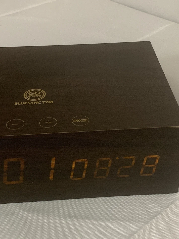 GO-GROOVE BlueSYNC TYM Bluetooth Music Speaker Alarm Clock Touch Button Guide - Image 2 of 4