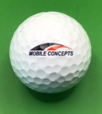 Mobile Concepts Deployable Facilities company logo golf ball