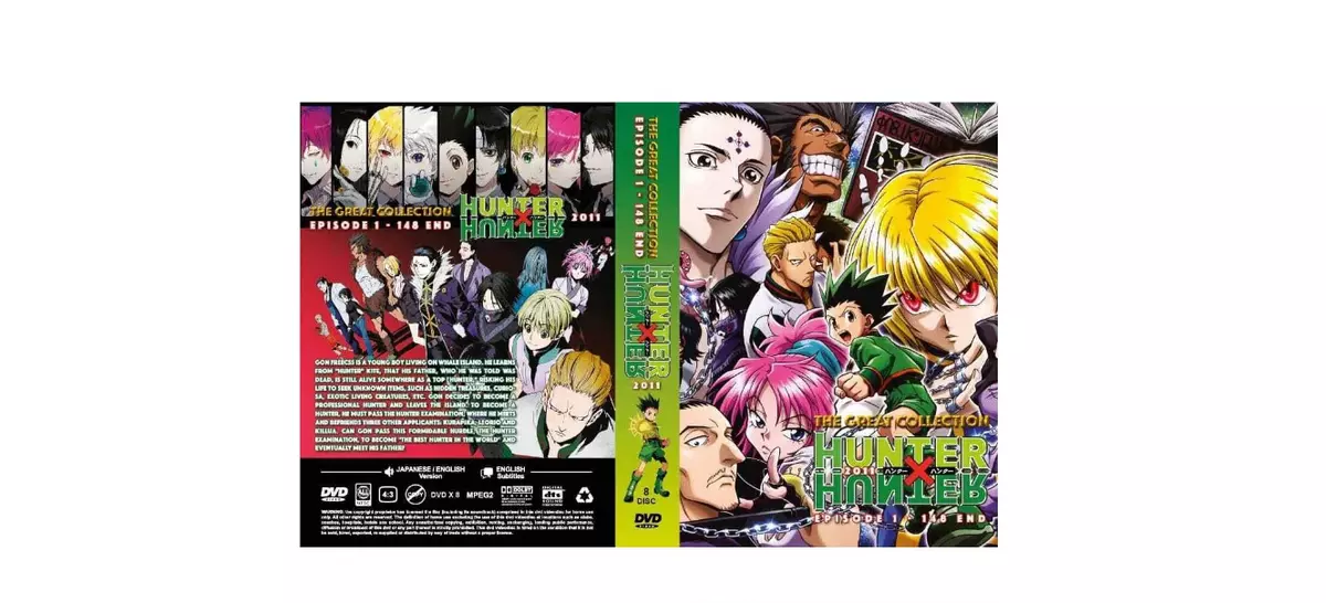 2011 Hunter X Hunter (VOL.1 - 148 End) DVD English Version