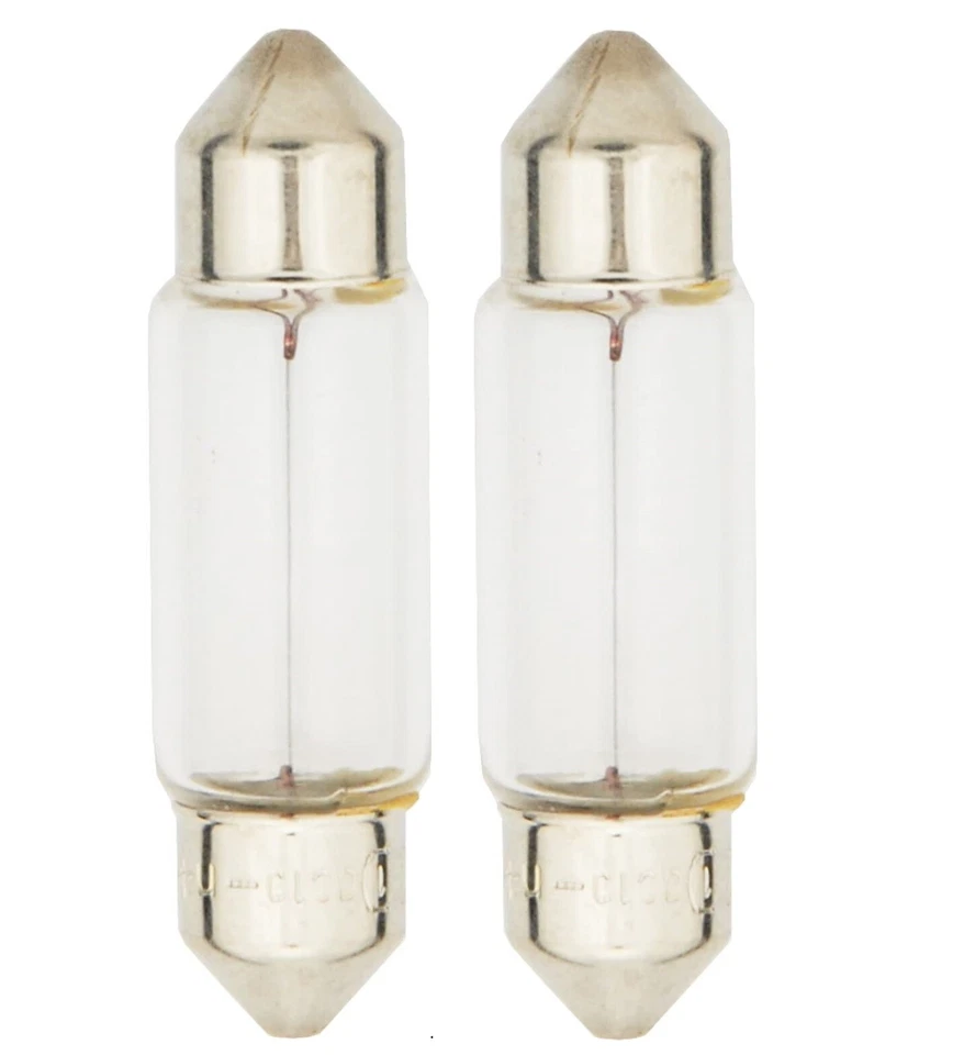 Sylvania Basic 6418 36mm 5W Dos Bombillas Guantera Luz Repuesto Lámpara Stock Ajuste Foto 3 de 4