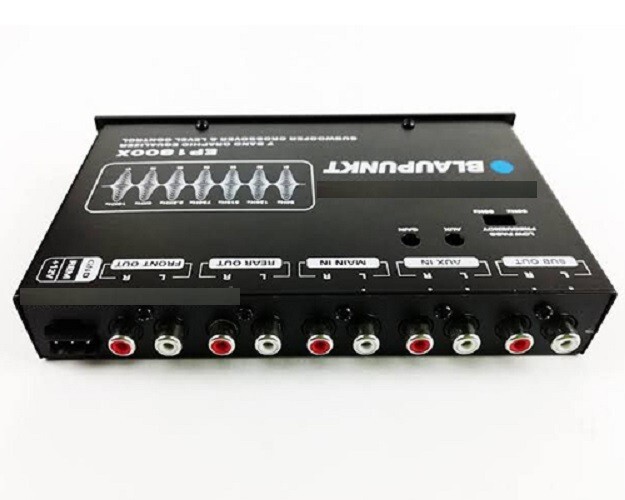 Égaliseur Audio Voiture Blaupunkt EP1800X - 7 Bandes - Entrée Auxiliaire 3.5mm Et RCA