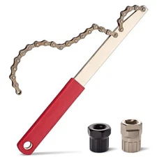 Bike Freewheel Removal Tool with Chain Whip and Bicycle Sprocket Removal